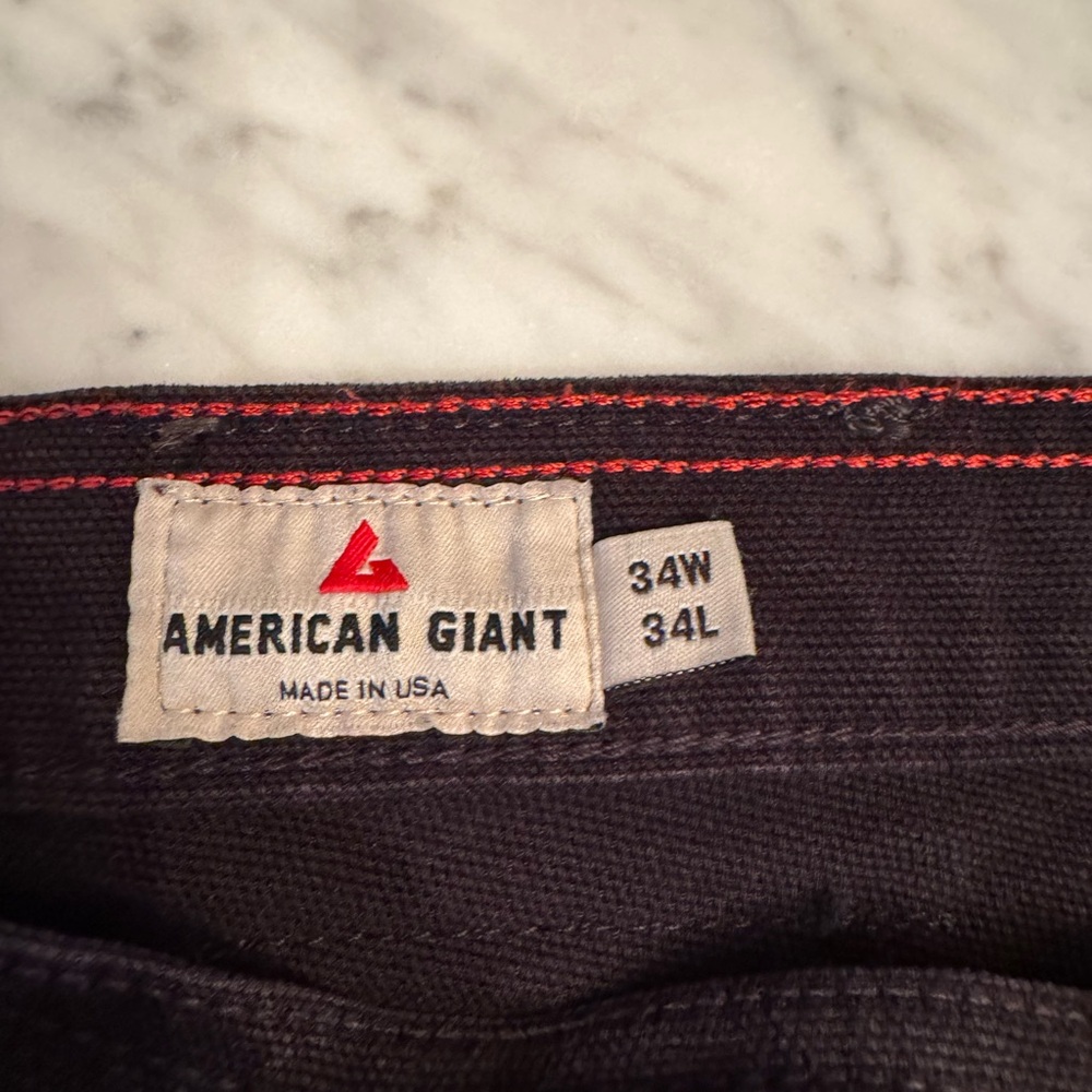American Giant roughneck jeans 34x34